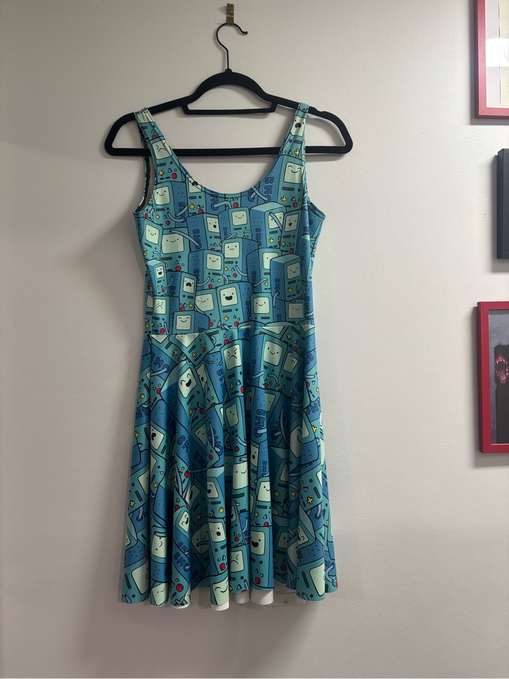 Adventure Time BMO Blackmilk skater dress